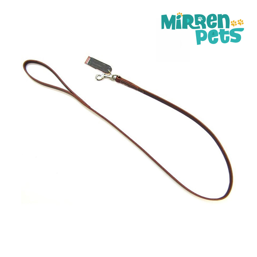 Mirren Pets - Leather Lead - 4' Long x 5/8" Wide