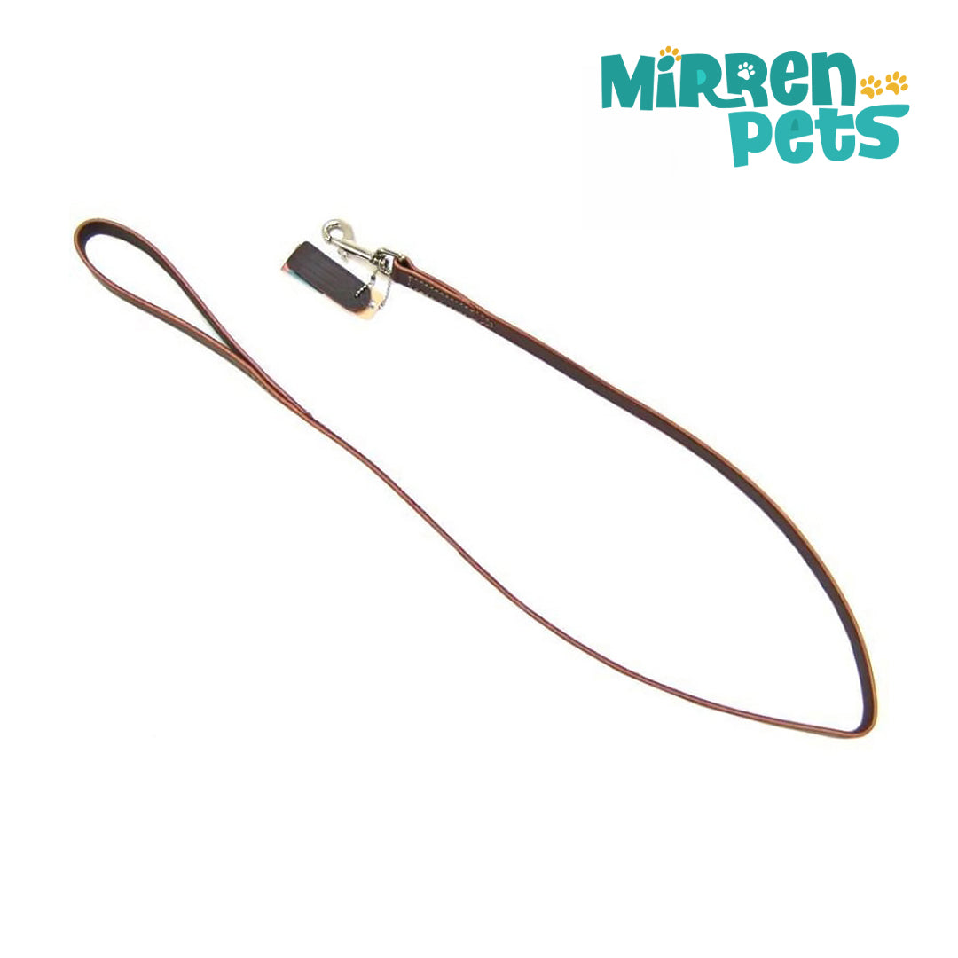 Mirren Pets - Leather Lead - 4' Long x 3/4" Wide