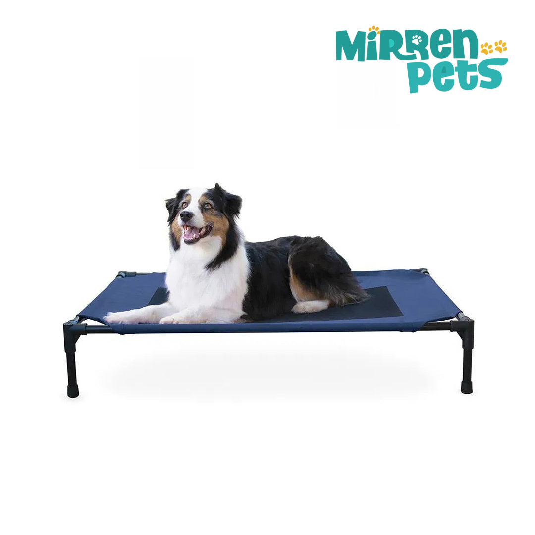 Mirren Pets - Dog Bed, Large, Navy Blue