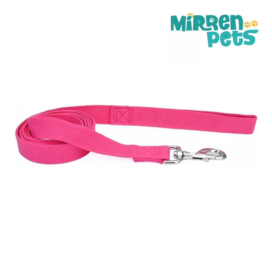 Mirren Pets - Dog Lead Fuchsia - 6 feet x 5/8"W