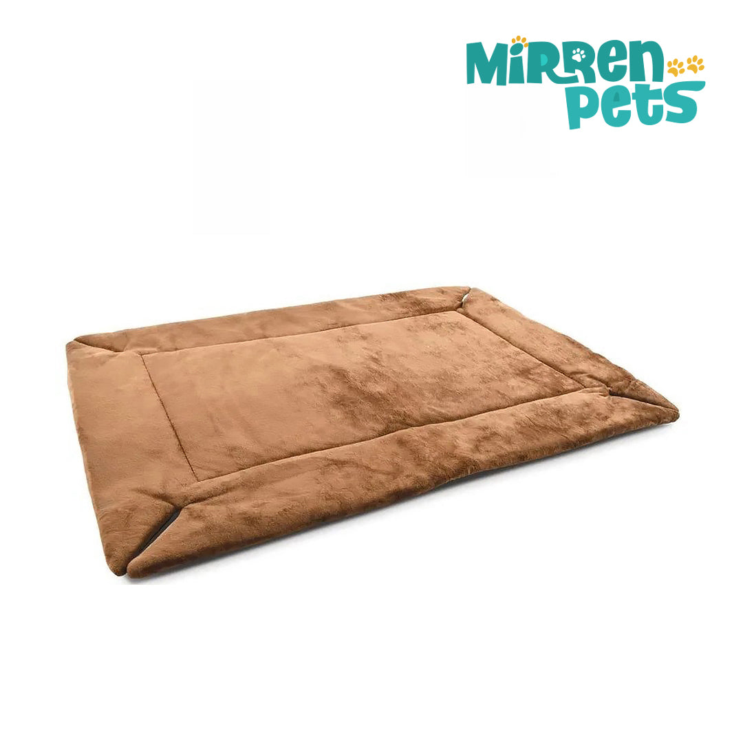 Mirren Pets - Self-Warming Crate Pad, Mocha