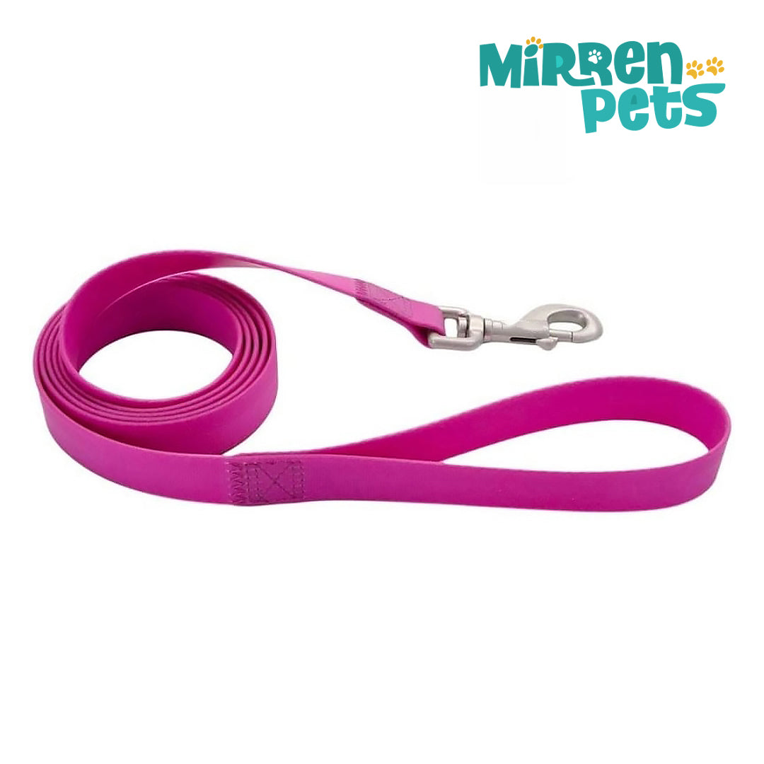 Mirren Pets - Waterproof Leash 3/4" x 6' Long Purple
