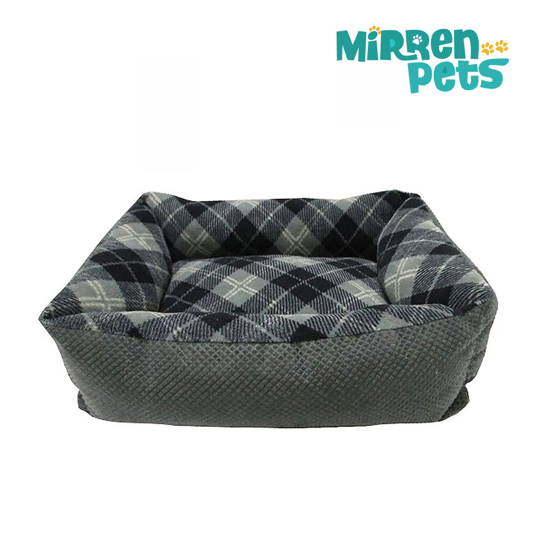 Mirren Pets - Tartan Plaid Small Pet Lounger (20"x15") Assorted